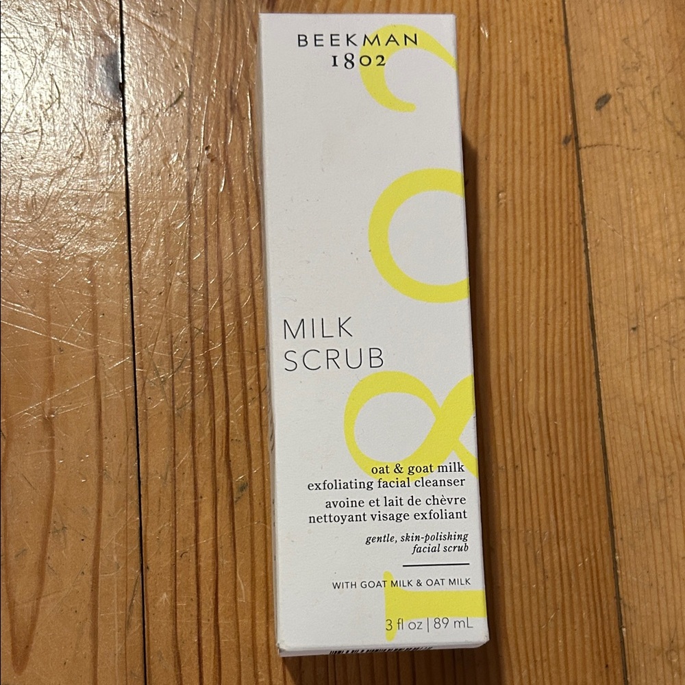 Beekman 1802 oat & goat milk exfoliating facial cleanser Milk Scrub 3fl oz new